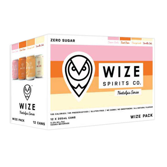 Wize Spirits Mixed Pack 12 Cans