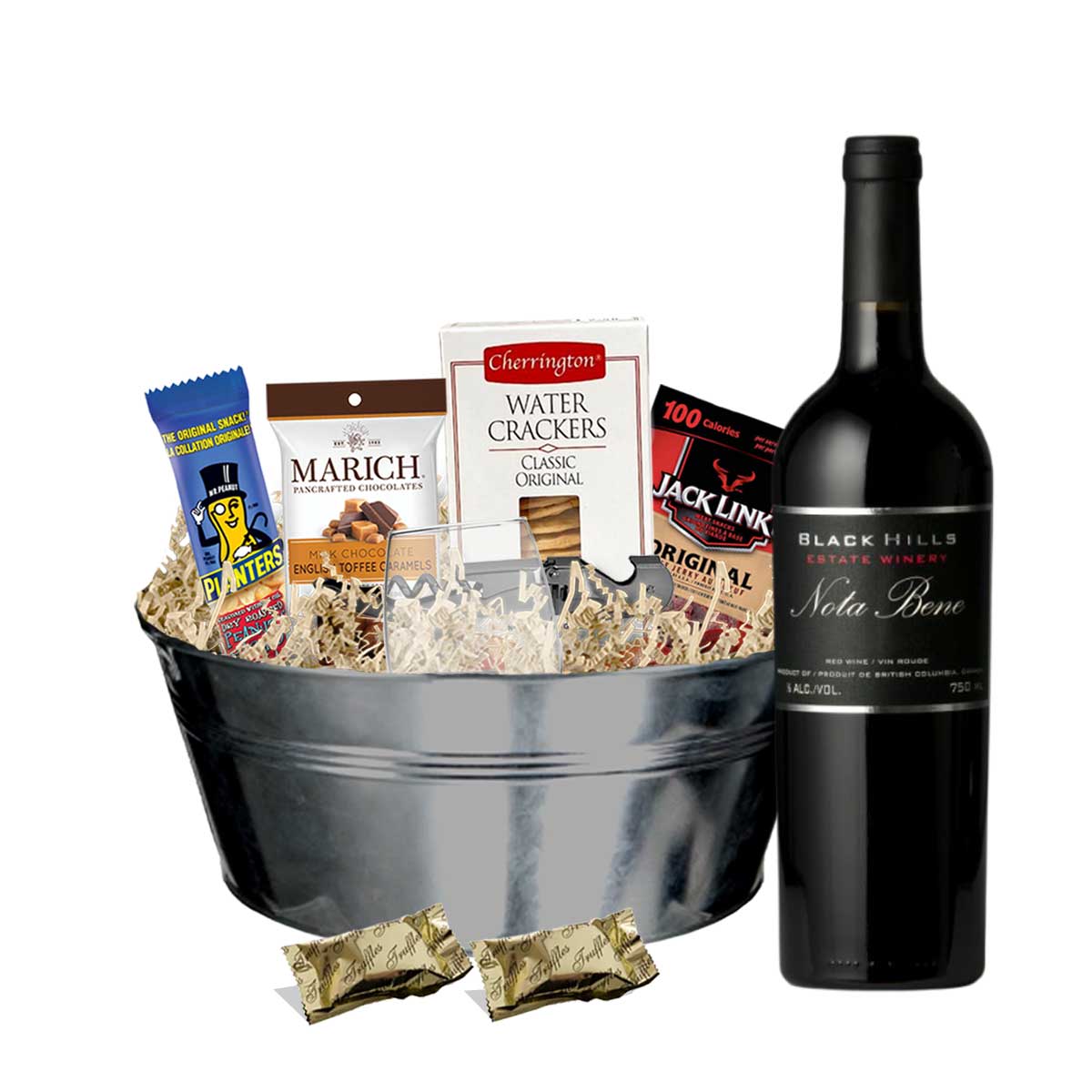 TAG Liquor Stores BC - Black Hills Winery Nota Bene 750ml Gift Basket
