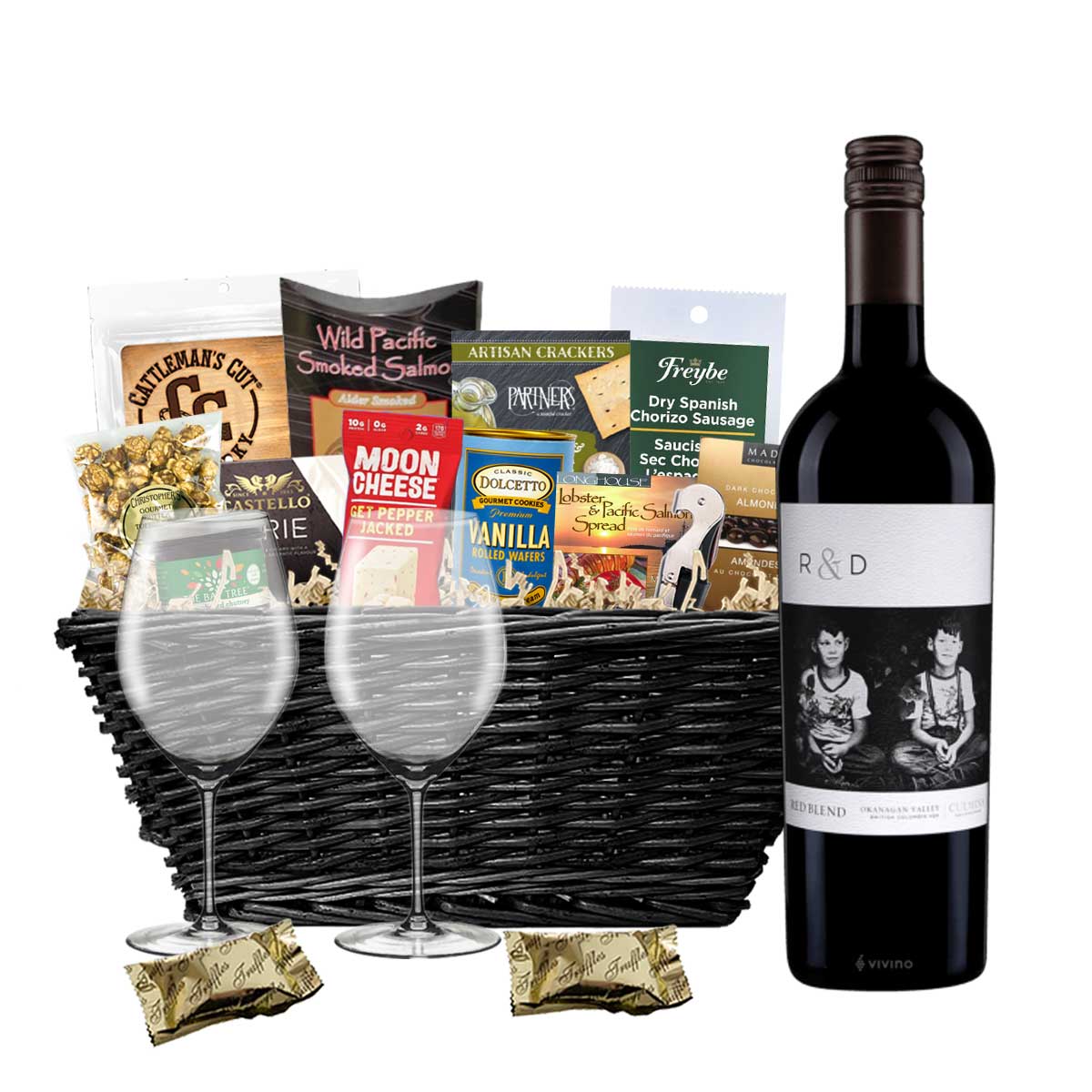 TAG Liquor Stores BC - Culmina R & D Red Blend 750ml Gift Basket