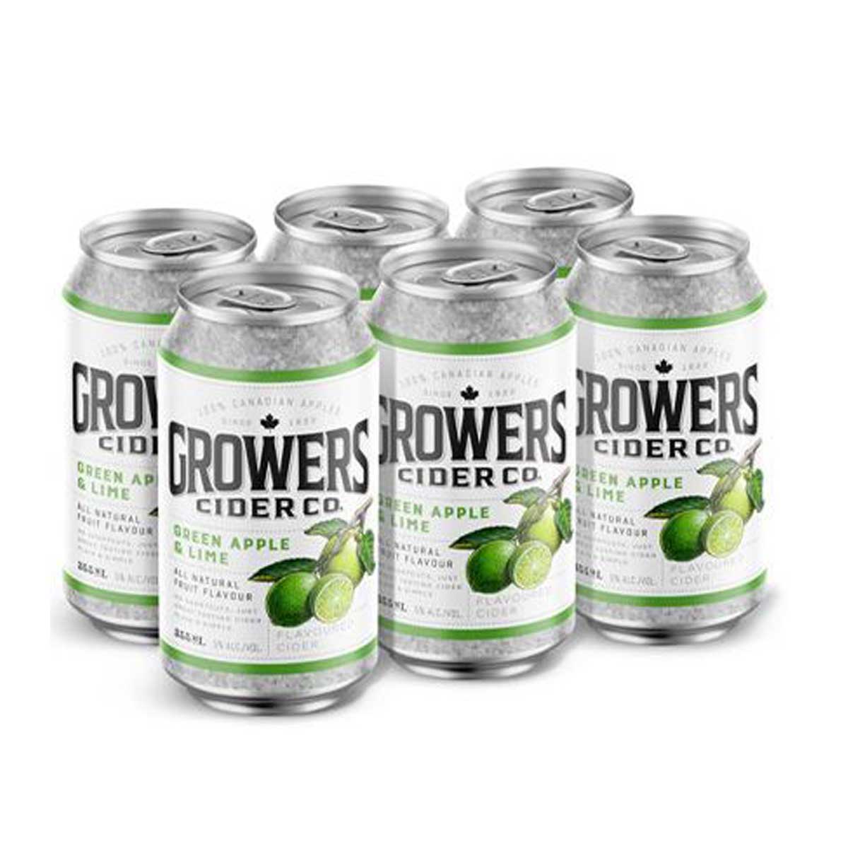 TAG Liquor Stores BC-GROWERS GREEN APPLE LIME 6 CANS