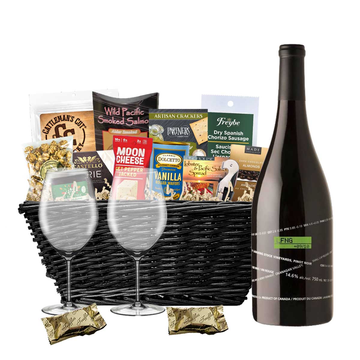 TAG Liquor Stores BC - Laughing Stock Vineyards Pinot Noir 750ml Gift Basket