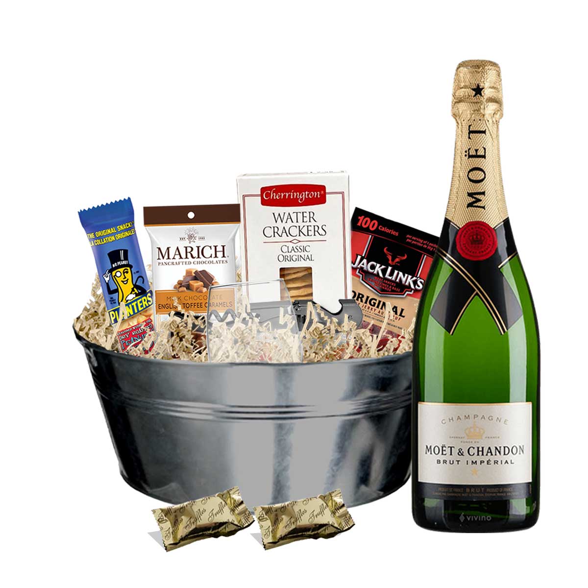 TAG Liquor Stores BC - Moët & Chandon Impérial Brut Champagne 750ml Gift Basket