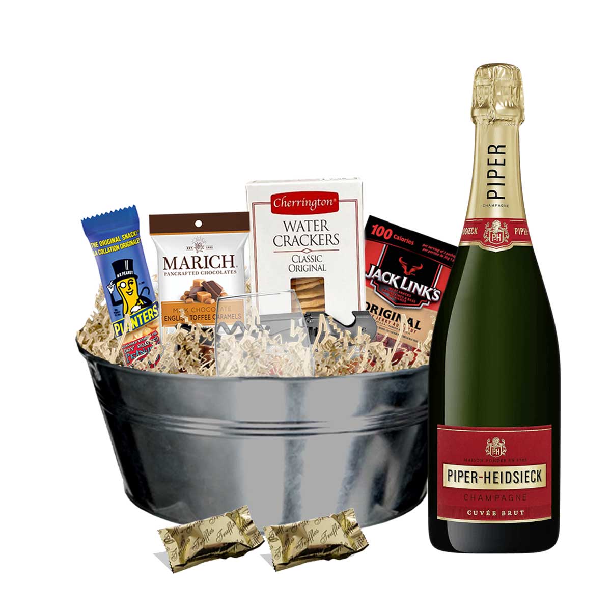 TAG Liquor Stores BC - Piper-Heidsieck Brut Champagne 750ml Gift Basket