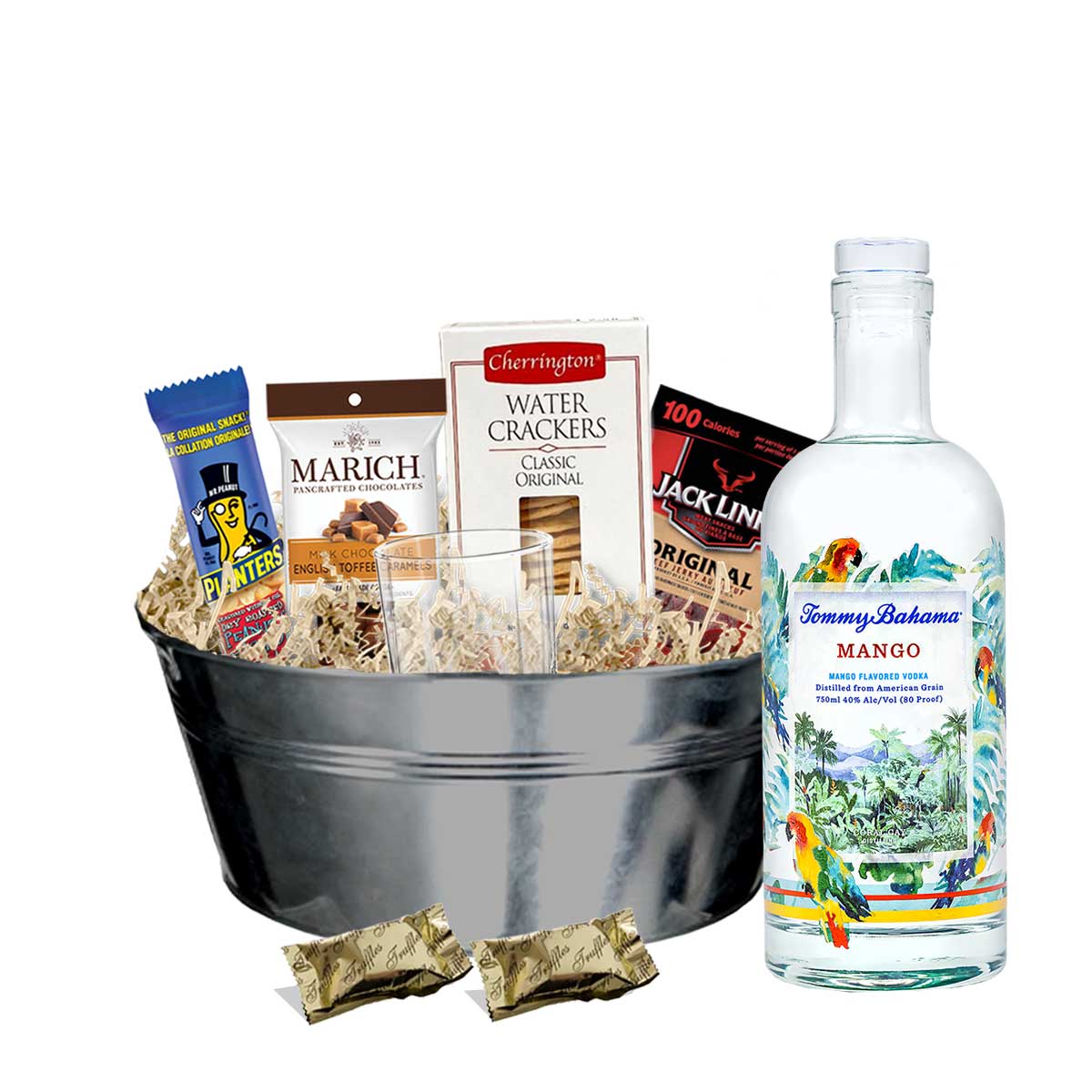 TAG Liquor Stores BC - Tommy Bahama Mango Vodka 750ml Gift Basket
